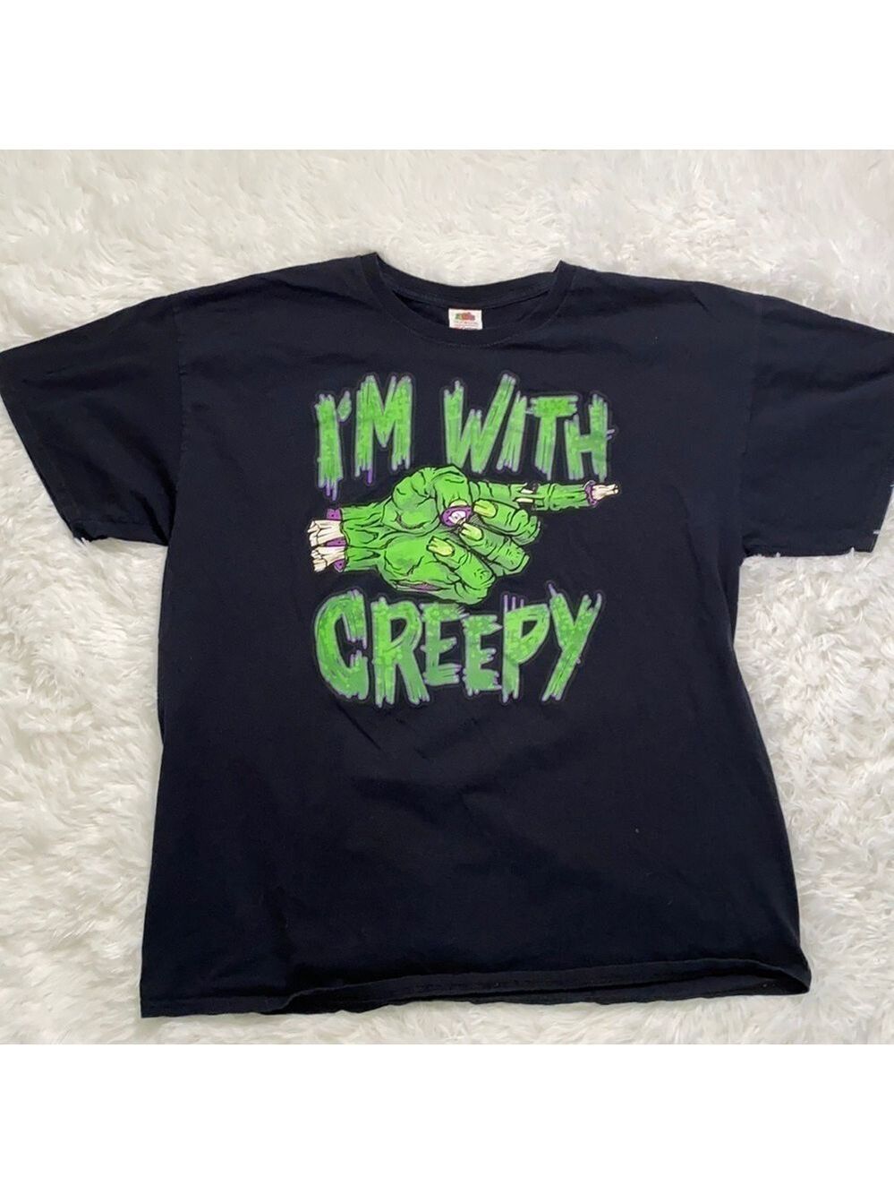 Y2K Halloween/Gothic graphic tee